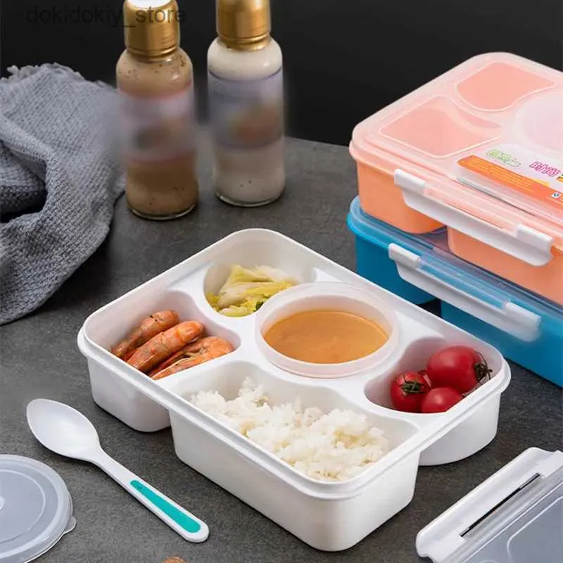 Bento Boxes Portable Microwave Lunch Box Fruit Food Container Stora Box Outdoor Picnic Lunchbox Bento Box L49