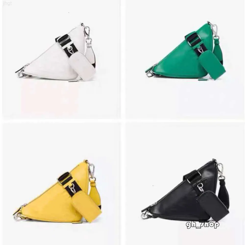 Pra Bag Triangle Mini Stereo -Tasche Luxurys Lederumhängetaschen dreieckige Crossbody Männer Frau Handtaschen kleine Geldbörse mit Kiste Hochwertige Prafa -Tasche 3231