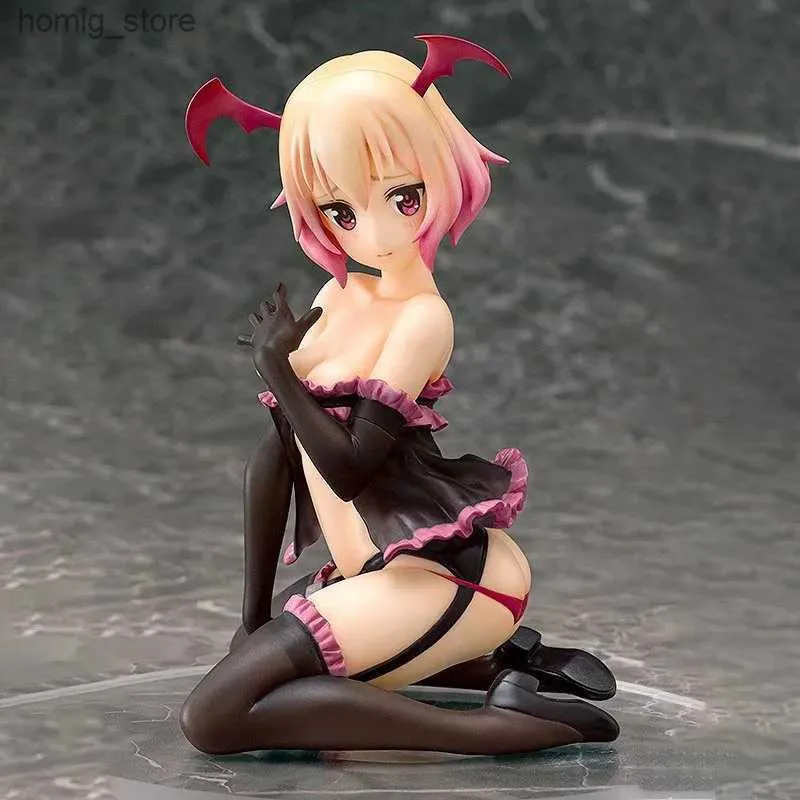 Action Toy Figures 12 cm Animate Kawaii Loli Succubus Beautiful Character Pvc Animated Girl Girl Action Tolle Tolle Picket Set Surplo Regalo Surpriso Y240415