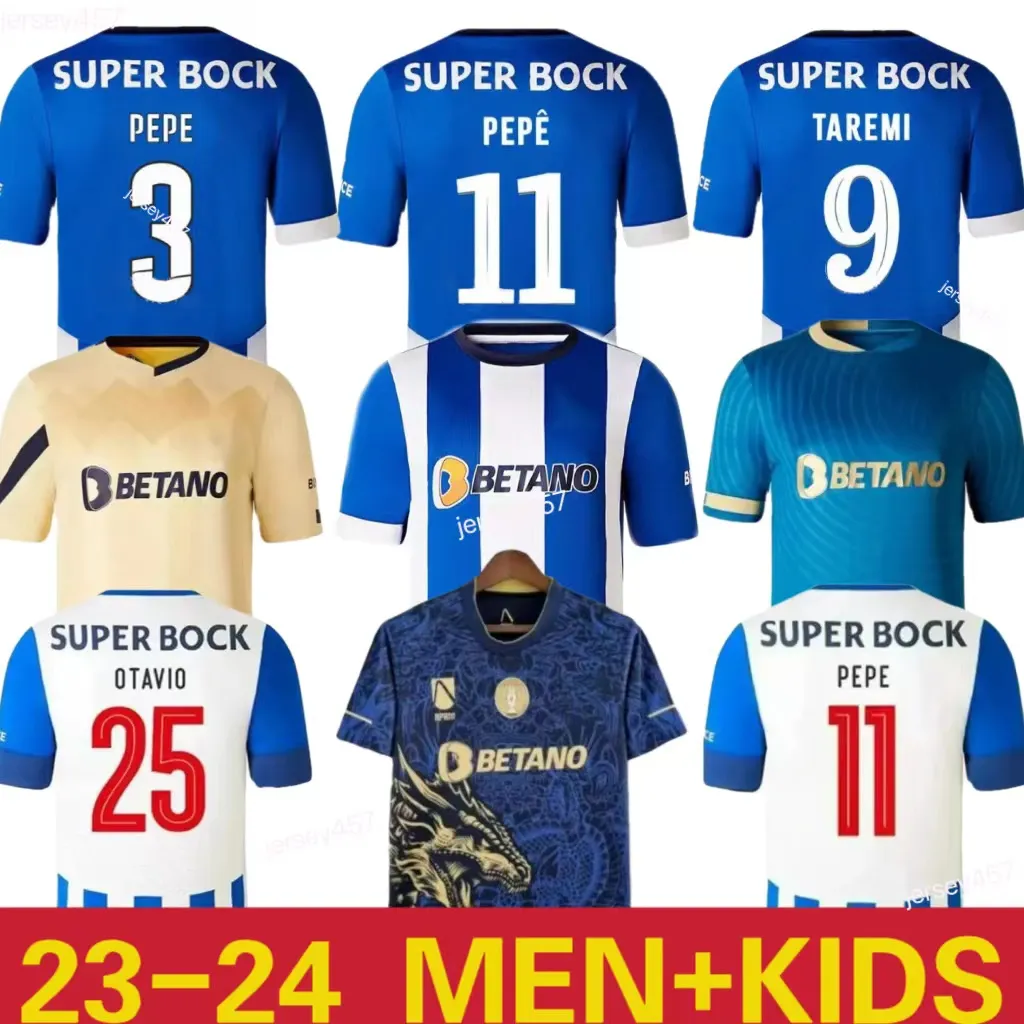 23 24 FC PORTOs Soccer Jerseys Dragon Fans player version Training 2023 SERGIO CAMPEOES PEPE OLIVEIRA MEHDI LUIS DIAZ MATHEUS goalkeeper Football Jersey Kids kits