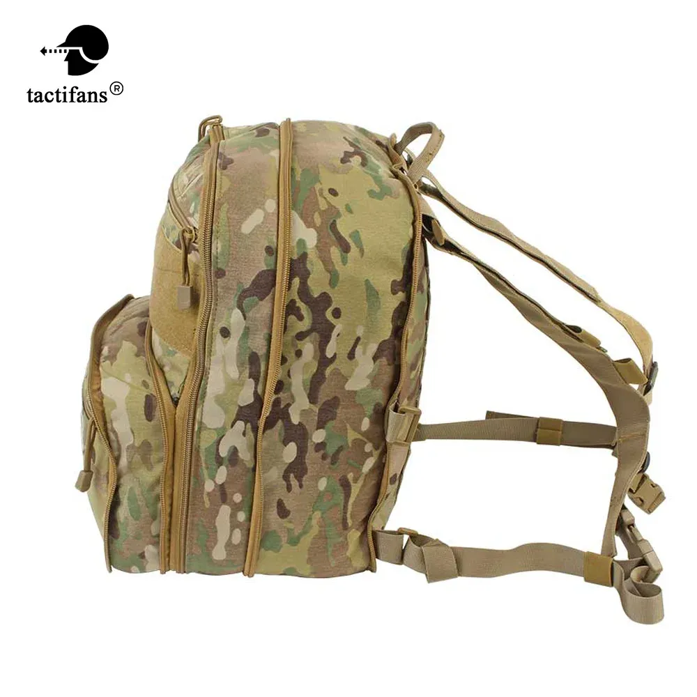 Mochilas Flatpack D3 Portador de hidratação de mochila tática Molle bolsa Airsoft Military Military Multifurpos Failt Backpack para equipamento de peito