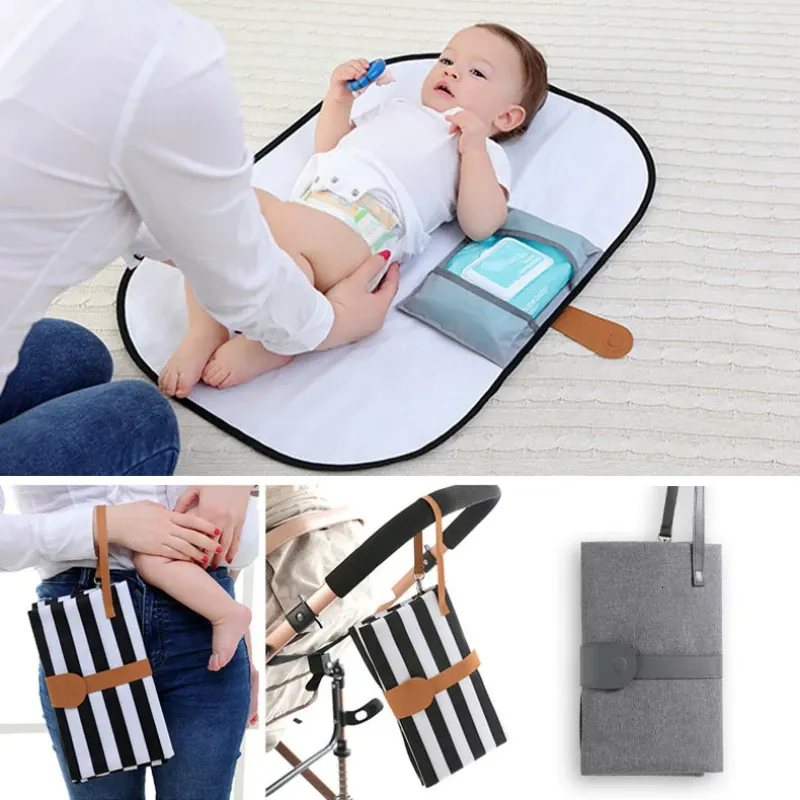 Pads New Baby Changing Pads Multifunctional Portable Infant Baby Foldable Urine Mat Waterproof Nappy Bag Diaper Travel Changing Mat