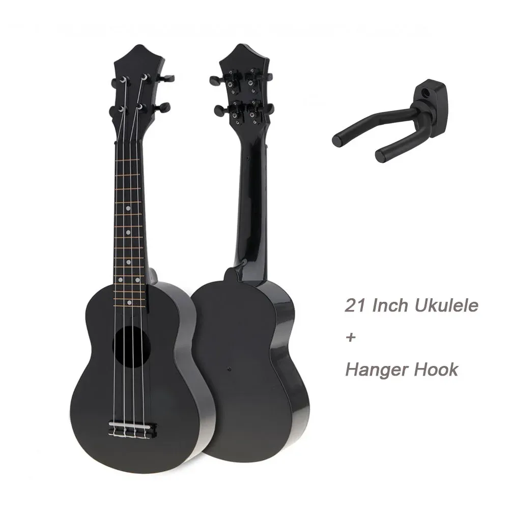 Kable 21 -calowe ukulele akustyczne uke 4 strings gitara guitarra muzyka instrument kolorowy dla dzieci i muzyki z hakiem wieszakiem