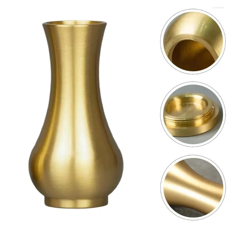 Vasen Messing Vase Flower Decor Housewarming Gift kleine moderne einfache goldene Tischdekorationen