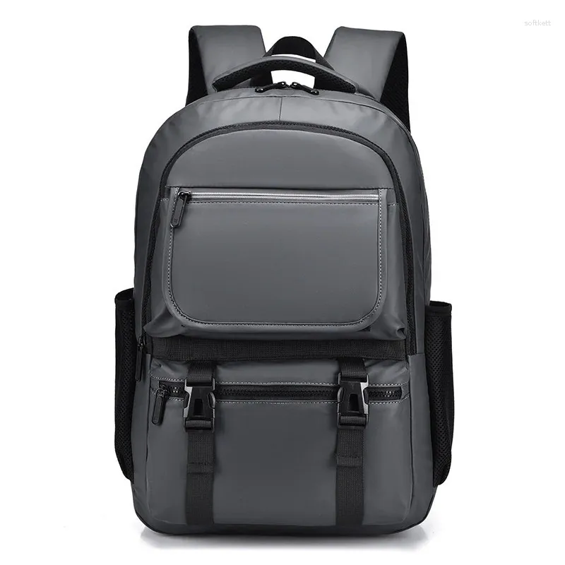 Backpack Men's Casual Wear-Resistant Student Laptop School Bag Designer Travel Shoulder Bags Nylon 36-55 High-Capacity Backpacks