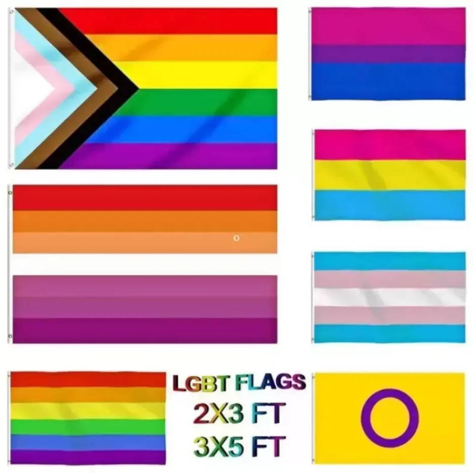 DHL Flag gay 90x150cm Rainbow Things Pride Bisexual Lesbian Pansexual LGBT Accessori Flags CPA4205 U0415