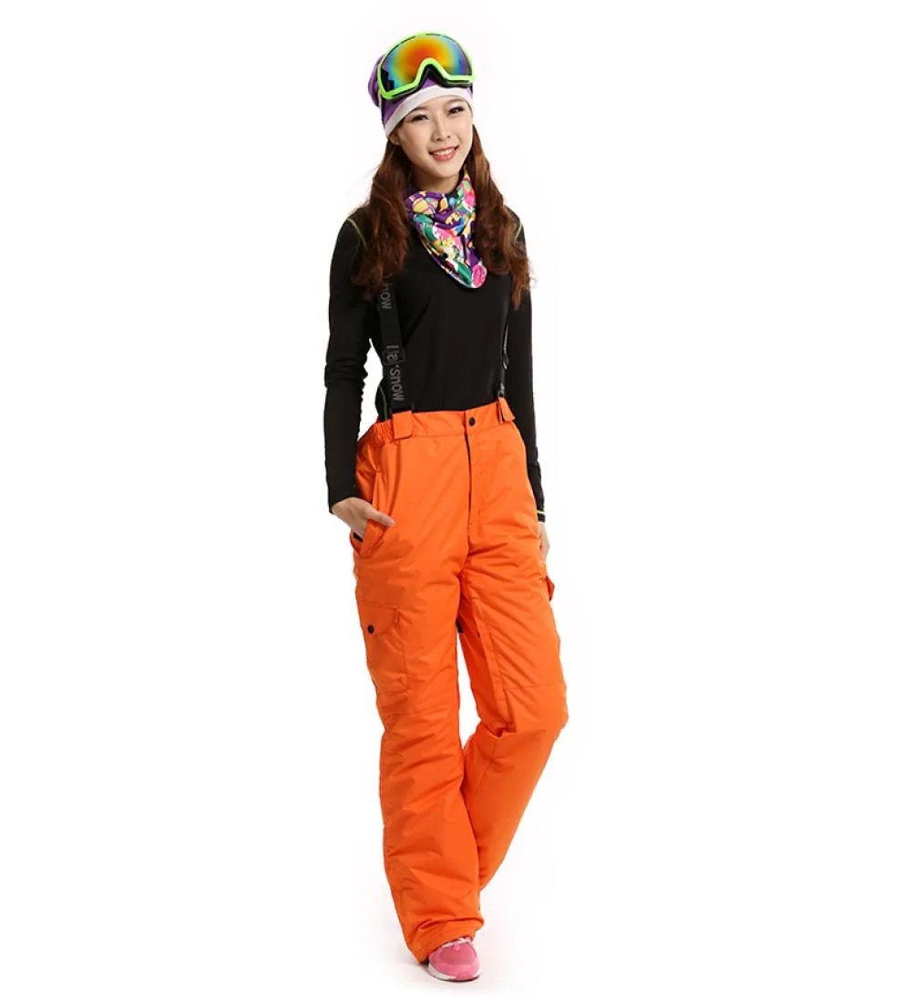 Pantalons de ski Femmes épaissis extérieurs Randonnée Mountain Sport hiver