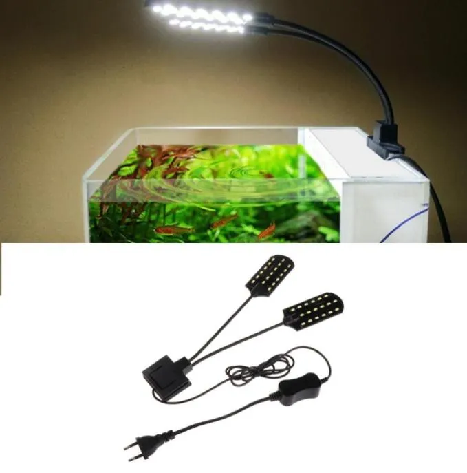 15W Fish Tank Lamps EU Plug Aquarium Plant Lights Hög Brightness Energy Saving8562047