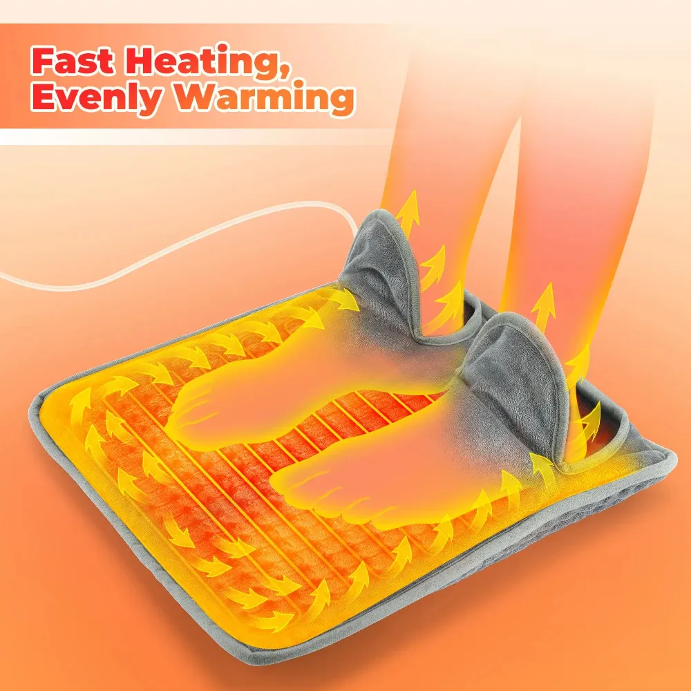 Electric Foot Warmer, 40 X 40cm Electric Heated Foot Warmers With 9 - View #7