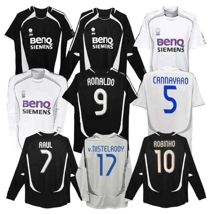 2006 2007 Ronaldo Real Madrids Retro -Fußballtrikot