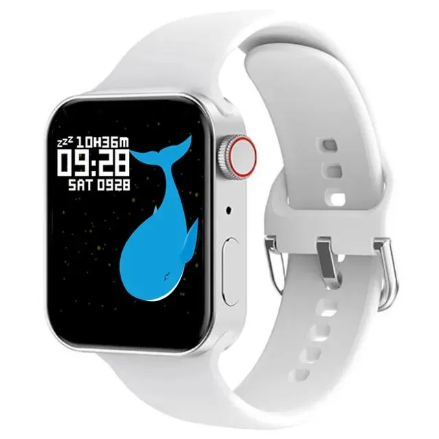 2024 Smart Watch Series 9 8 45 mm 2.1 "Mężczyźni Watch Watch Bluetooth Call Bransoletę Bransoletka bezprzewodowa ładowanie Fitness Tracker Sport Smartwatch Iwo dla zegarków z Android iOS