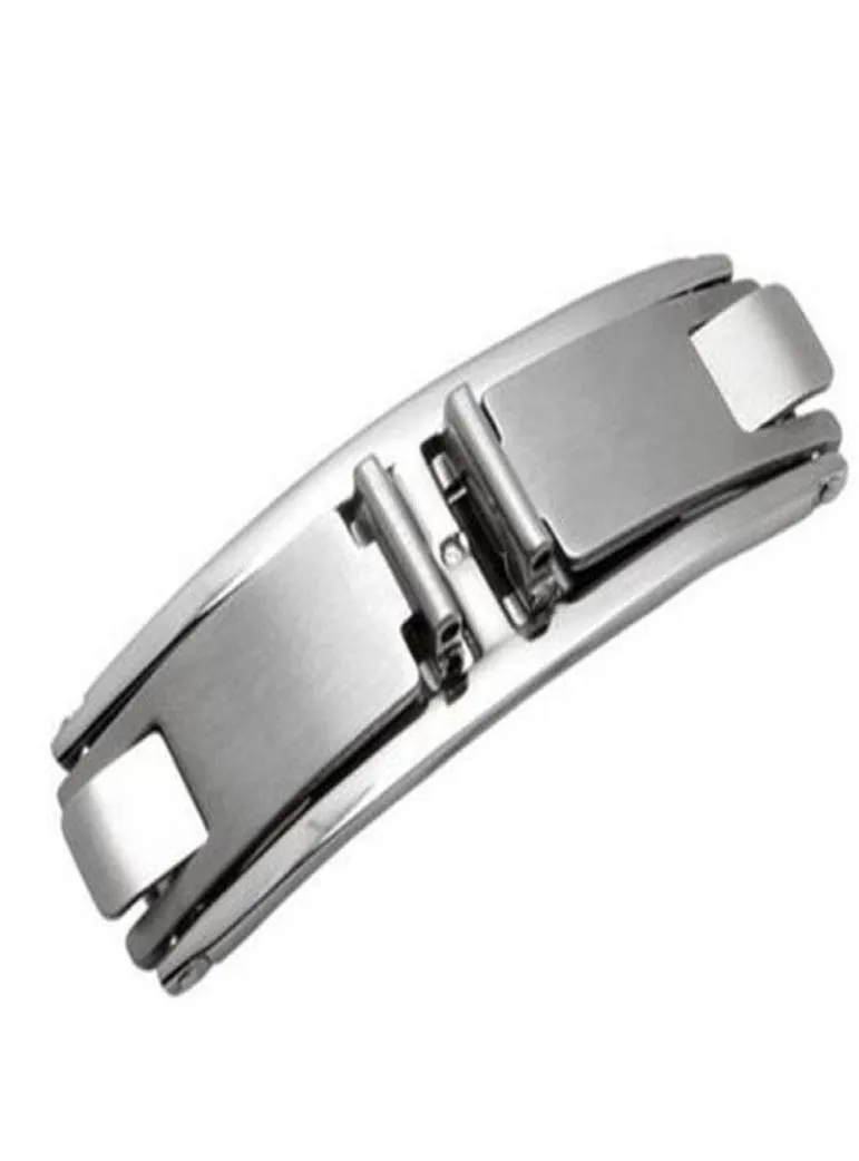 Titta på band för J12 Ceramics armband Bukcle Butterfly Buckle Steel 7mm 75mm 9mm Silver Folding Men Women Clasp4693074