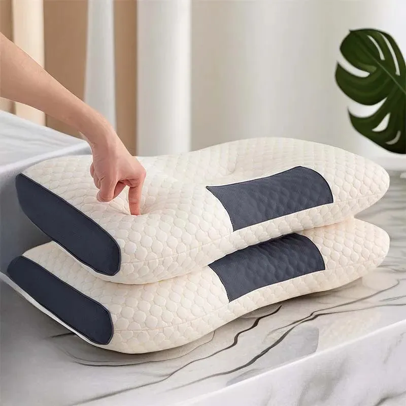 Cervical Orthopedic Neck Pillow Help Sleep And Protect The Household Soybean Fiber SPA Massage For Sleeping 240415