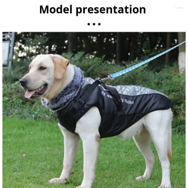 犬のアパレルペットファーカラーコットンコートリフレクティブジャケットペット服