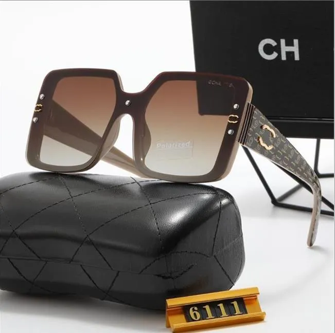 sunglasses channel Rectangle sunglasses Luxury designer sunglasses Man Women Unisex Designer Goggle Beach spit agent langzuhe windy UV400 With Box very nice