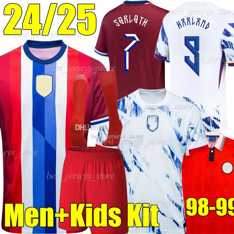 2024 Norwaies Haaland Soccer Jerseys 24/25 Noruega Odegaard Strand Larsen Sorloth Berg Ajer Nusao Stigar