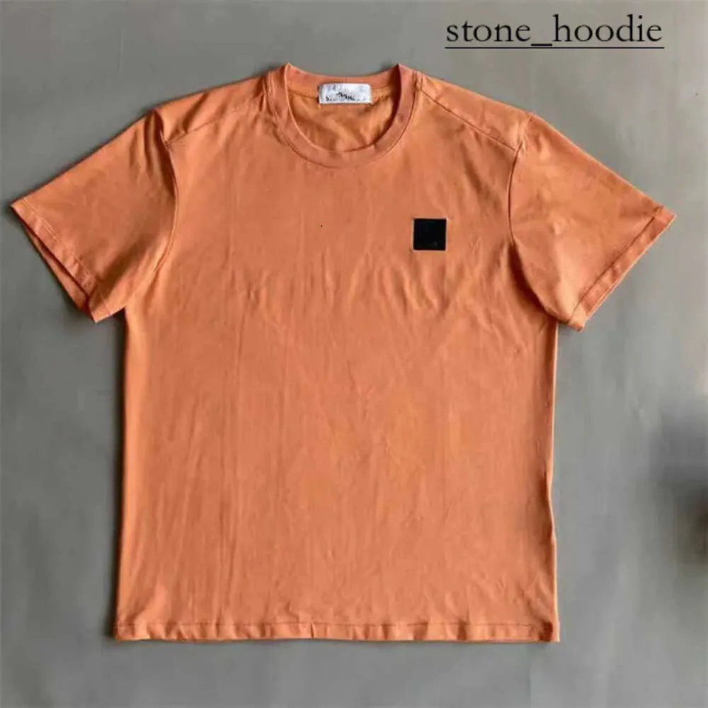 Stones eilanden t -shirt luxe modeontwerper t shirt heren t shirt hoogwaardige katoenen geborduurd steen beroemd merk t shirt zachte dames korte mouw shirt 2256