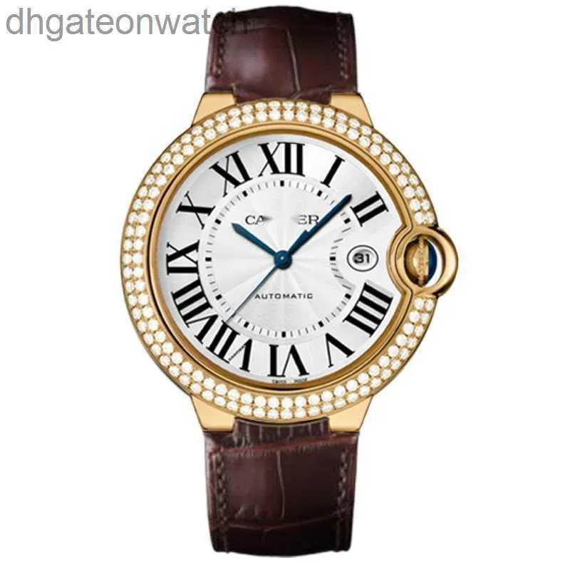 Luxury Fine 1to1 Carter Designer Watch Mens Blue Balloon Series Watches 18k Rear Diamond Set Automatic Mechanical Watch Classic Fashion Chronograph Watch