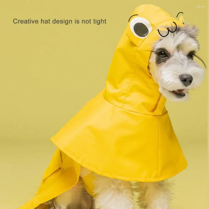 Hundekleidung Regenmantel Traktion Schnalle Regen Kleidung Taschen Design hohe Stickiness innovative wasserdichte Umhangjacke