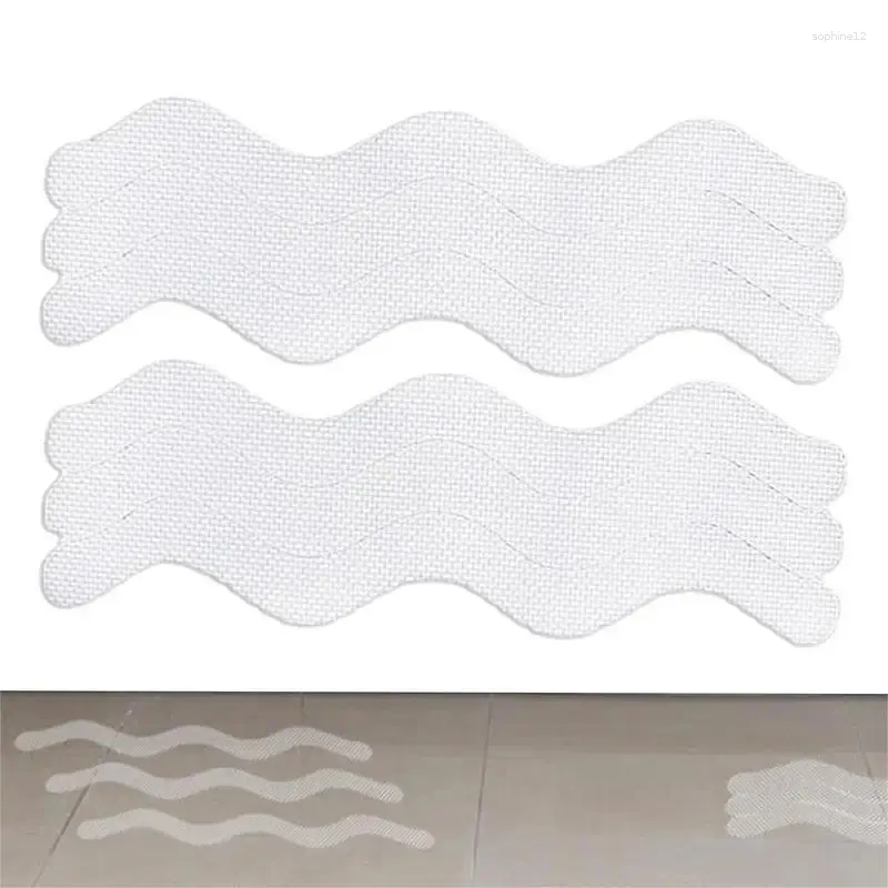 Banyo paspasları küvet kaymaz çıkartmalar 6pcs Anti-slip güvenlik şeritleri duş basamakları küvet havuzları için dirençli çıkartmalar zemin banyoları merdivenler