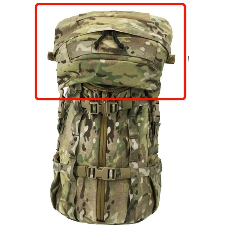 Ryggsäckar Taktisk utrustning Pack Multifunktionell taktisk ryggsäck Topputvidgningspaket Multifärg