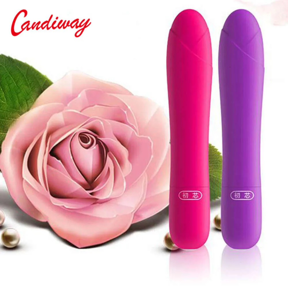 Titreşimli Masaj Çubuğu Kız Gece Yaşam Mastürbasyon Vibrator Klitli G-Spot Orgazm Squirt Masaj Masajı Fırça AV Lover Seksi Oyuncaklar