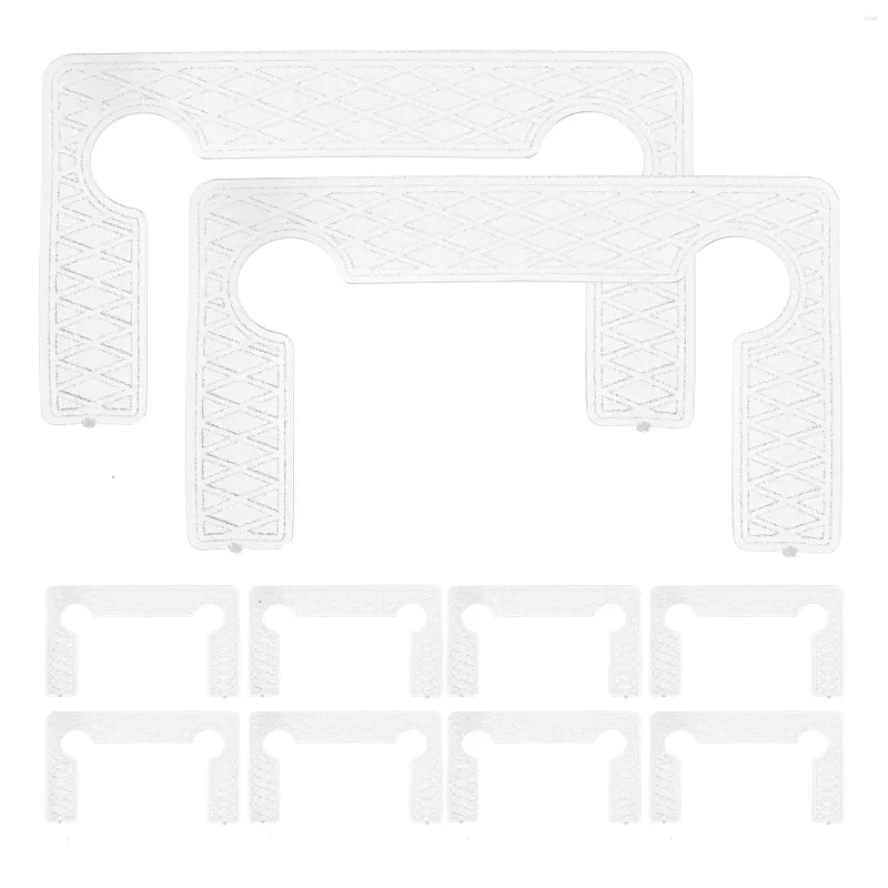 Bath Accessory Set 40 Pcs Bathroom Clip Gasket Glass Hinge Replacement Pad Kit Shims Shower Doors Part Pads Rubber Hinges