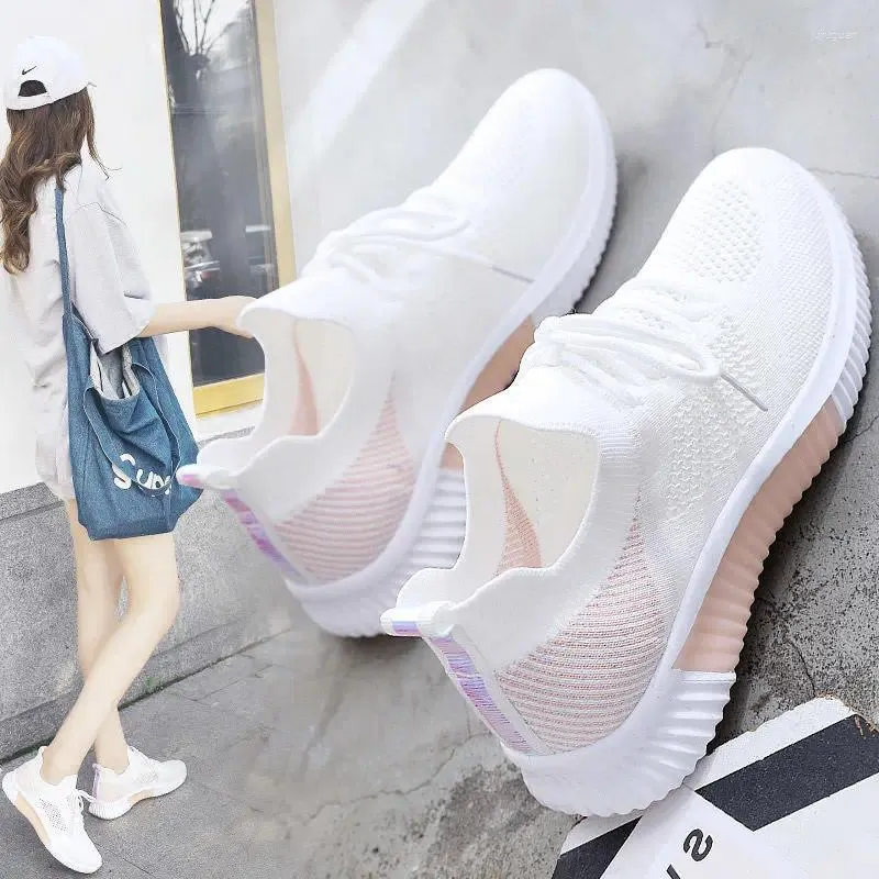 Casual Shoes Comfortable Sport Sneaker White Fashion Elegant Running Sports For Women 2024 Gym Tennis Female Cute Summer Flat