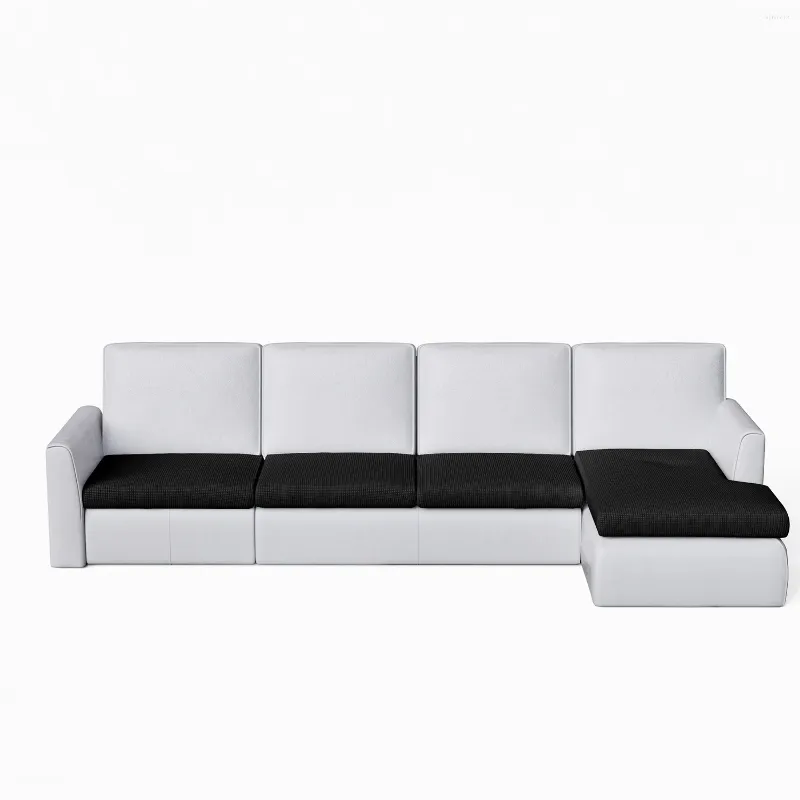 Couvoirs de chaise Couch de section 4pcs Silat de canapé coussin l Forme Couvrette de chaise séparée pour gauche / droite