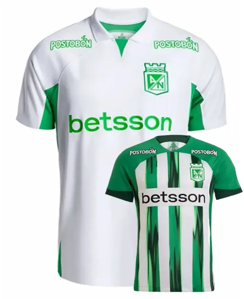 2025 ATLETICO NACIONAL MEDELLIN SOCCER JERSEYS 2024 J.DUQUE DA COSTA 23 24 D.PABON JARLAN HOME AUX 3RD TRAPALER