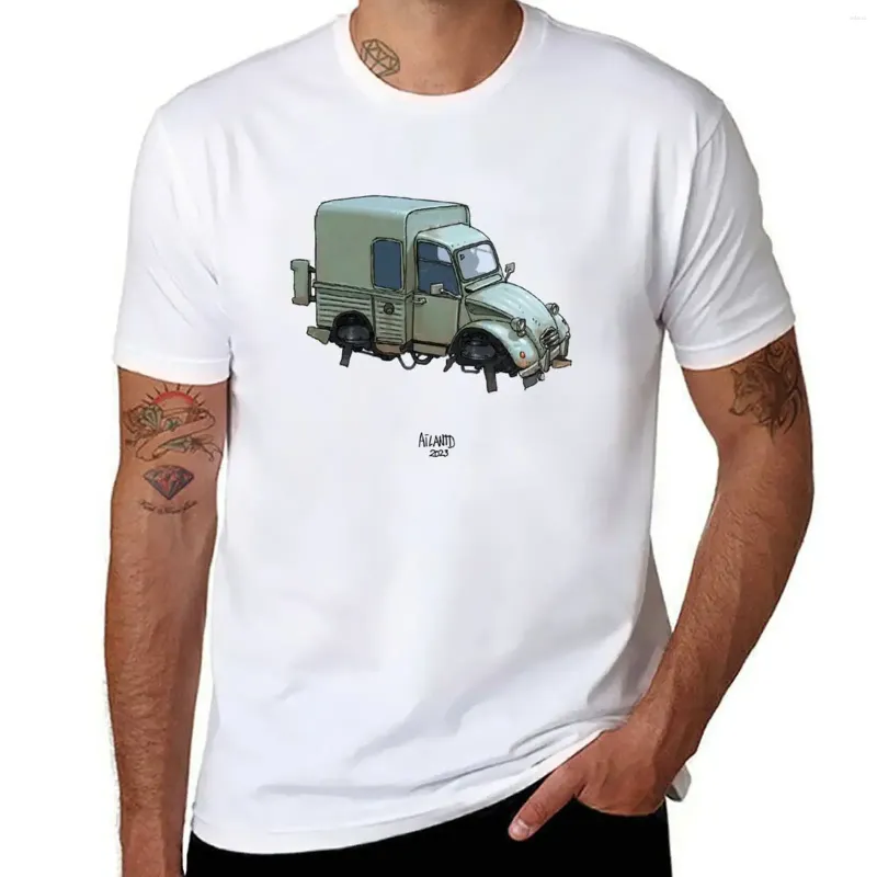 Polos Polos Flying Car Series - Troen 2 T -Shirt Edition Oversiseds Boys Whites Męskie ubrania