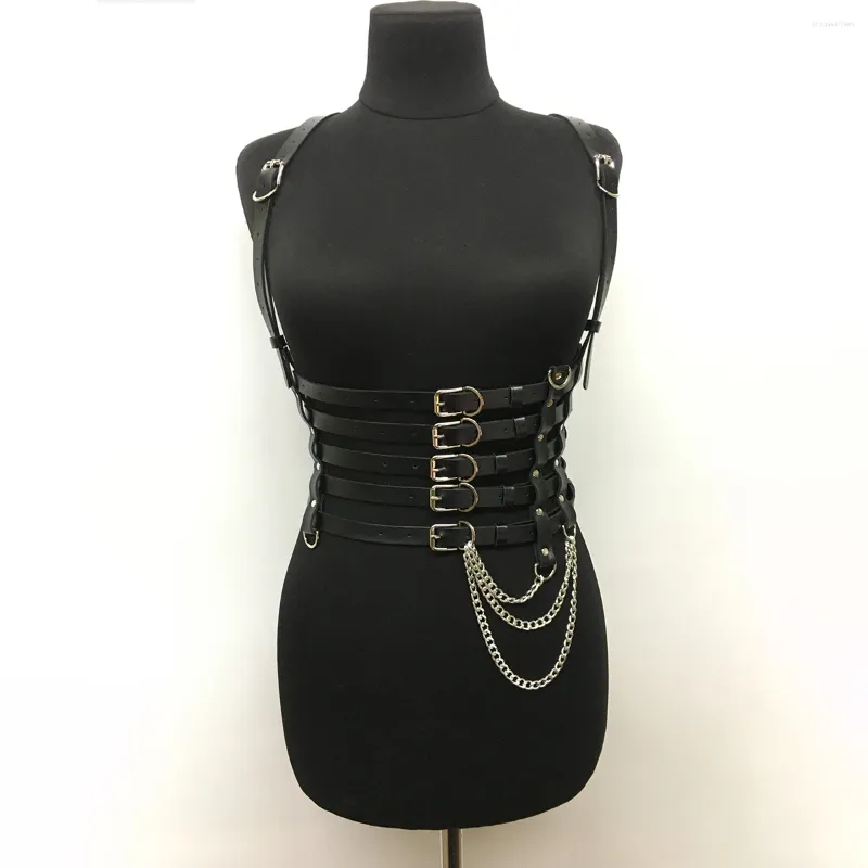 Cinture in pelle di moda per donne imbracature Body Bondage Spelestre Abito di design di lusso in vita