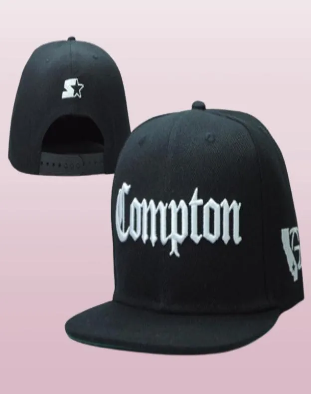 7 스타일 캐주얼 조정 가능한 Compton 야구 모자 여성 여름 야외 스포츠 뼈 스냅 백 모자 Men1740392