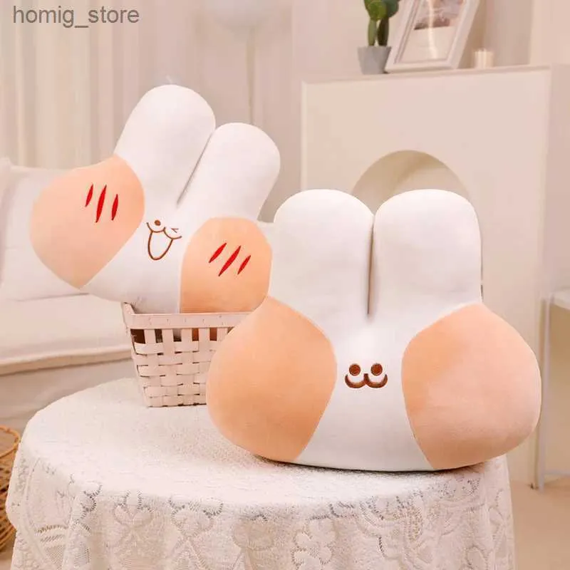 Dolls de pelúcia 50cm Kawaii Soft Bread Rabbit Animal Plexhed Toy Pillow Home SofA Decoração