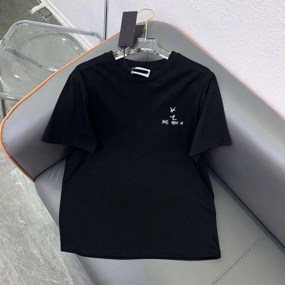 المصمم الفاخر Chaopai Classic 2024 Summer Trend Solid Solid New Mervel Short Sleeve Print زوجين سهلة متعددة الوظائف T-Shirt Top