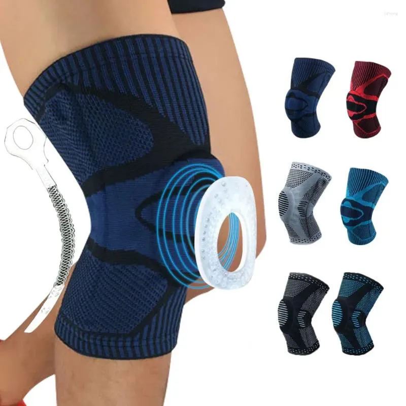 Gentifications de genou 1PC Braces pour le soulagement de la douleur avec stabilisateurs latéraux Gel Méniscus Déchirure Articulation Récupération Unisexe