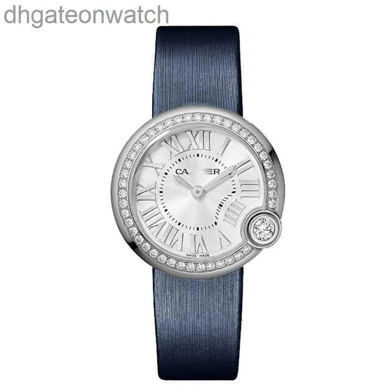 Luxury Fine 1to1 Watch Pełny zestaw Carter Womens Watch Balon 30 mm Oryginalny Inkrustowany angielski zegarek klasyczny sposób chronografu moda