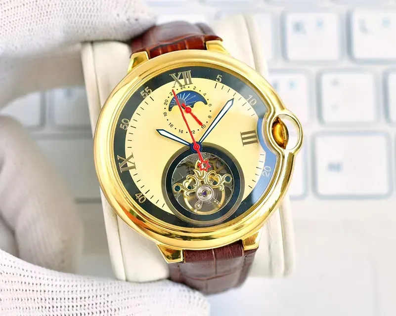 メンズの時計時計ブティック44mmモントレデギフト用の完全に自動的な機械式運動の高品質のデザイン
