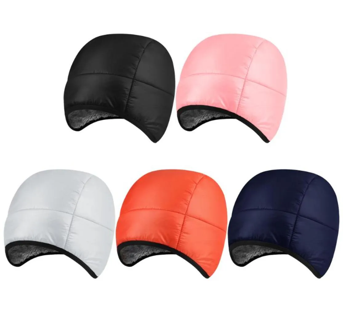 Cycling Caps Masks Men Women Outdoor Waterproof Windproof Earcap Thermal Fleece Lined Down Beanie Hat For Ski Hiking Camping8822321