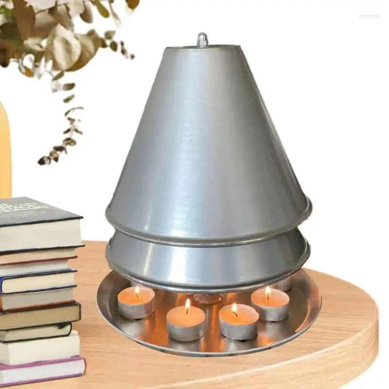 Candle Holders Tea Light Oven Heater Iron For Up To 10 Tealights Garden Patio Terrace Heating