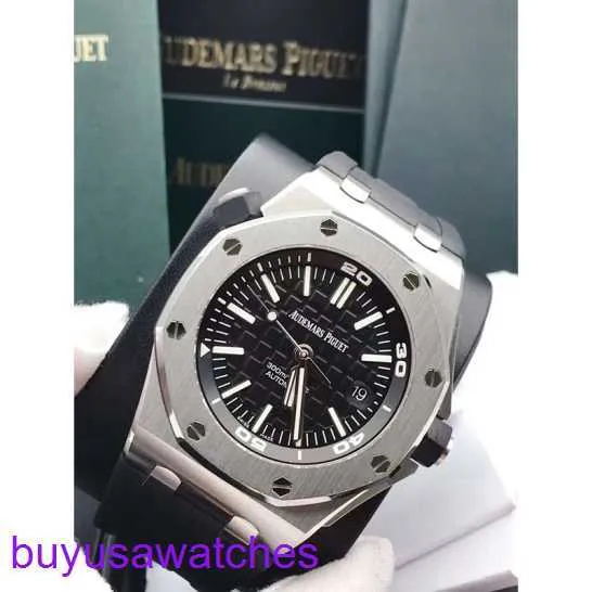 Orologio da polso AP Montre Royal Oak Offshore Serie Offshore Automatico Meccanico Belta in gomma in acciaio impermeabile Watch 15710st.OO.A002CA.01 Disc nero