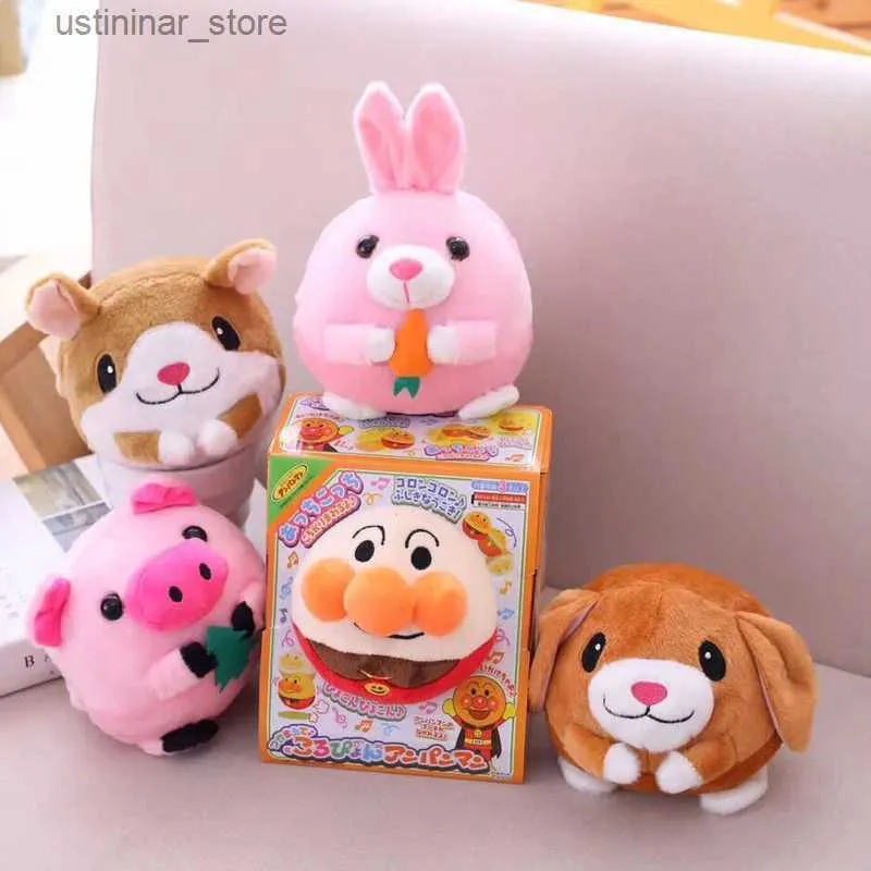 Animaux en peluche en peluche 9 dessin animé saut à balle USB Dialogue d'apprentissage et chant les poupées en peluche électriques offrent aux enfants des cadeaux mignons l47