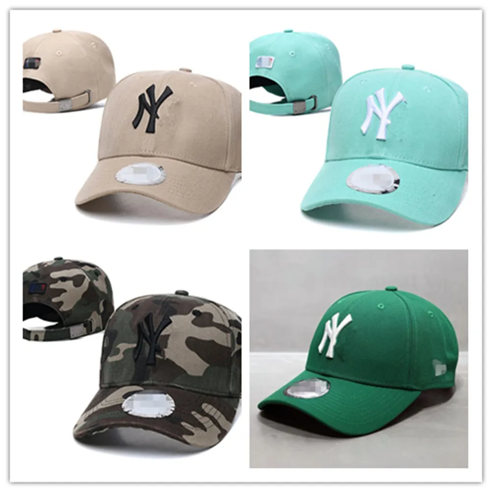 Designer Cap Embet Hat Men Ball Caps Dames Baseball pet Fashion Sport Sunlight Baseball Team Verstelbare letter Casquette Jacquard unisex Fishing NY Beanies