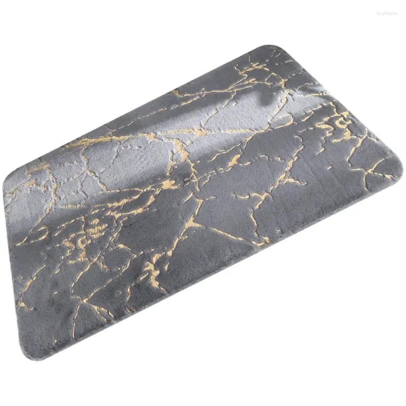 Kussen niet-slippen tapijt anti-skid badkamer mat decoratieve marmeren vloer polyester levering tapijten