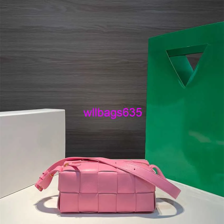 Bolsas de ombro de couro Bottegveneta Bolsas de grife de Springsummer Novo Cassete de Tijolo Tecido Bag Bag Saco de Câmera de Câmera de ombro único WOMe TEM LOGO HBFD02