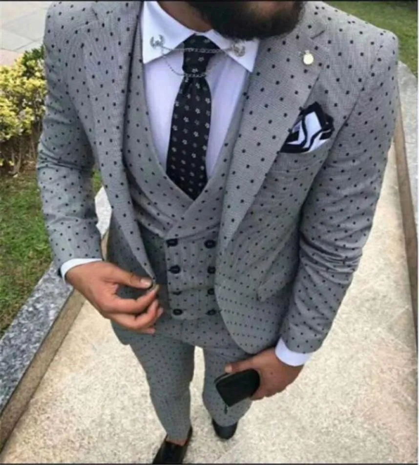 Son ceket pantolon tasarımları yeni erkekler düğün takım elbise pantolonlu kostüm homme mariage üç parçalı Kingsman Damat Gray1346046