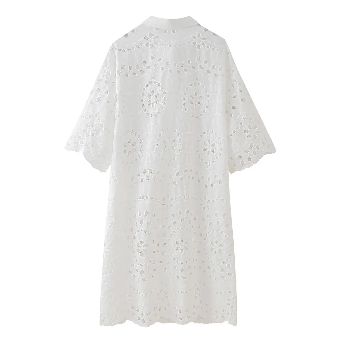 White Long Shirt Dress with Hollow Out Eyelet Embroidery Mid-Calf Length Summer Dress for Women from Dhgate Basic & Casual Dresses - price 30.31 White Long Shirt Dress with Hollow Out Eyelet Embroidery Mid-Calf Length Summer Dress for Women from Dhgate Basic & Casual Dresses - price 30.31