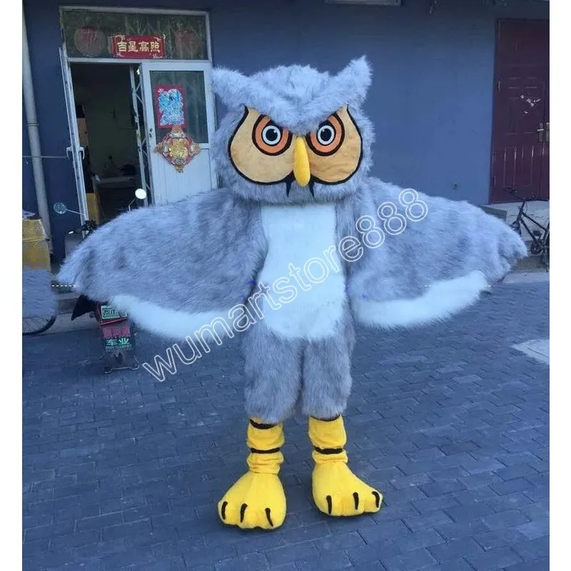 Luxury Plush Eagle Mascot Costume Unisex Adults Cotton Full Sleeve ...