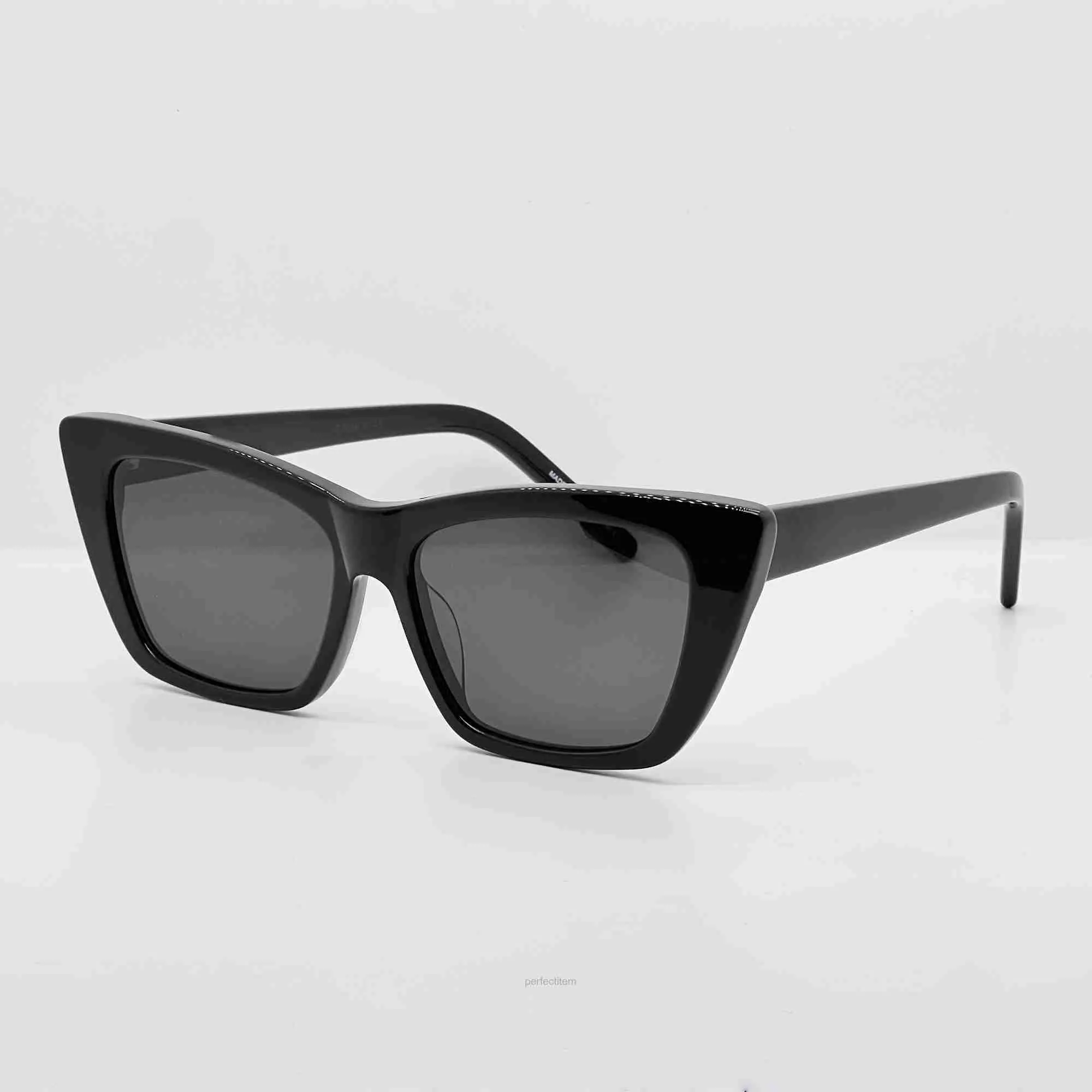 Óculos de sol Hot 276 Mica Designer Óculos de sol para mulheres Óculos de sol femininos Para senhores Ladies Retro Eyewear Cat Square Design UV400 Protect Lens Aesthetic