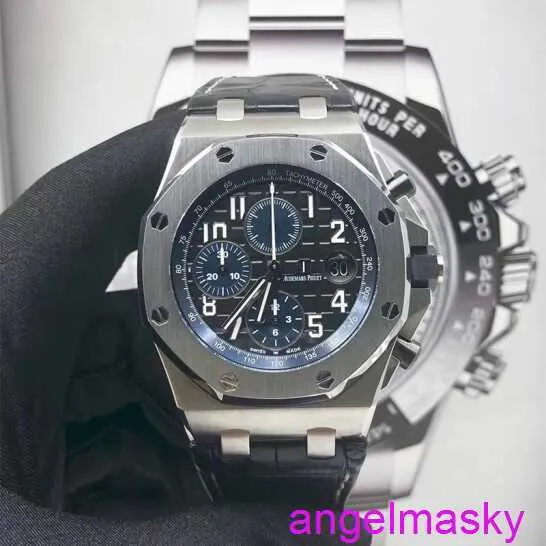 Célèbre tour de bracelet AP Watch Royal Oak Offshore Series Précision Steel Automatic mécanicale montre 26470SO Time Luxury Watch 26470st.OO.A028CR.01 Horloge